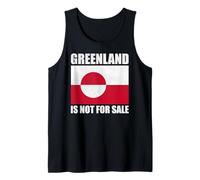 La Groenlandia Non è in Vendita, protesta della Bandiera della Groenlandia Canotta