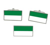 La Guajira (Colombia) Bandiera Gemelli E Fermacravatta Set