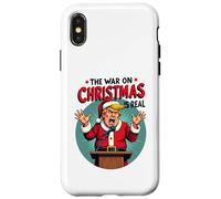 La guerra al Natale è reale - Angry Santa President Custodia per iPhone X/XS