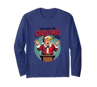 La Guerra al Natale è Reale - Angry Santa President Maglia a Manica