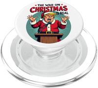 La guerra al Natale è reale - Angry Santa President PopSockets PopGrip per MagSafe
