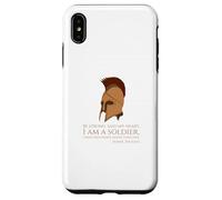 La guerra di Troia dell'Iliade - Citazione greca arcaica - motivazionale Custodia per iPhone XS Max