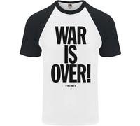La Guerra È Finita Se Lo Vuoi John Lennon Uomo S/S Maglietta Baseball