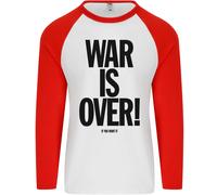 La Guerra È Finita Se Vuoi John Lennon Uomo L/S Maglietta Baseball