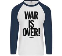 La Guerra È Finita Se Vuoi John Lennon Uomo L/S Maglietta Baseball