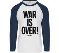 La Guerra È Finita Se Vuoi John Lennon Uomo L/S Maglietta Baseball