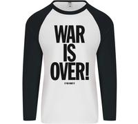La Guerra È Finita Se Vuoi John Lennon Uomo L/S Maglietta Baseball