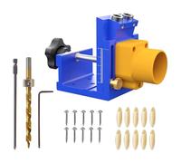 La guida di foratura garantisce una precisione costante nella lavorazione stabile del legno degli armadietti