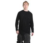 La Haine Inside Us - Asymetryczny Longsleeve - - Tops - Uomo - Nero - 2XL