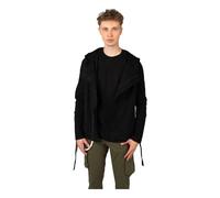 La Haine Inside Us - Giacca con cappuccio e zip asimmetrica - - Jackets - Uomo - Nero - 2XL
