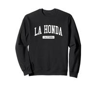 La Honda California CA Design Sportivo Vintage Atletico Felpa