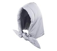 LA HUATE Cappello invernale caldo con cappuccio, sciarpa con cappuccio, impermeabile, antivento, cappello da sci, cravatta sotto il mento, per donne e ragazze, Grigio, Taglia unica