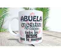 La Huella Tazza nonna in questa tazza non si adatta a tutti i baci che meriti. Per il più amorevole e accattivante membro della famiglia.
