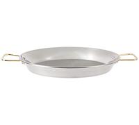 La Ideal padella per paella, in acciaio INOX, argento, 32 cm