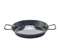 La Ideal padella per paella in acciaio smaltato, nero, 20 cm