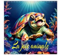 La joie animale (Calendrier mural carré 2026 30 x 60 cm (ouvert)) Calendrier double avec une page pour vos prises de notes