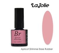 La jolie Base Rubber Albicocca Shimmer 7 ml - Smalto semipermanente
