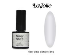 La Jolie Fiber base Bianco Latte 7ml - Base per unghie