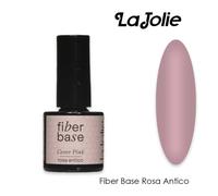 La jolie Fiber Base Rosa Antico 7 ml - Base per unghie
