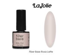 La jolie Fiber Base Rosa Latte 7 ml - Base per unghie