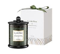 La Jolíe Muse Candela profumata fragranza melograno e pino con scatola regalo, candele profumate per la casa, candele in cera di soia naturale, candele in giara di vetro di lusso, 10 oz 70 ore