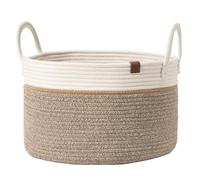 LA JOLIE MUSE Cesto in Corda di Cotone, Organizer per Cameretta del Bambino, 40 x 25 cm