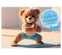 La jolie vie des oursons - Une année de douceur (Calendrier mural 2026 DIN A3 horizontal), CALVENDO calendrier mensuel