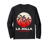 La Jolla California Tramonto Design La Jolla Beach CA Maglia a Manica