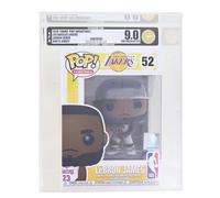 La Lakers NBA Funko Pop Vinile Figura Lebron James Bianco Maglia Grado Afa 9.0