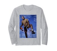 LA Lakers Shaquille O'Neal NBA Pallacanestro di Michael Grecco Maglia a Manica