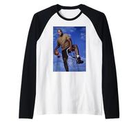 LA Lakers Shaquille O'Neal NBA Pallacanestro di Michael Grecco Maglia con Maniche Raglan