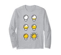 La Lampadina è Un Simbolo di Buone Idee Maglia a Manica