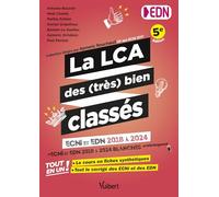 La LCA des (très) bien classés ECNI et EDN 2018 à 2024: Tout en un : le cours en fiches synthétiques et tous les corrigés des EDN 2023 et 2024