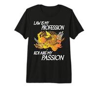 La Legge è la mia Professione Koi Sono la mia Passione Funny Koi Keeper Maglietta Premium