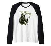 La Leggenda Americana dei Fantasmi di Bell Witch Spirit of Tennessee Maglia con Maniche Raglan
