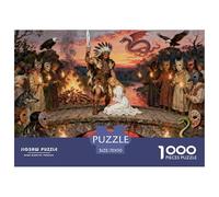 La leggenda del Ponte del Diavolo Puzzle in Legno Impermeabile Puzzles Da 1000 Pezzi Per Adulti Sfidanti E Rompicapo Puzzle Per Decorazioni Domestiche