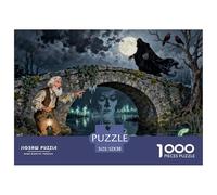 La leggenda del Ponte del Diavolo Puzzle in Legno Impermeabile Puzzles Da 1000 Pezzi Regali Per Adulti Sfidanti E Rompicapo Giochi Educativi