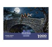 La leggenda del Ponte del Diavolo Puzzle in Legno Impermeabile Puzzles Da 1000 Pezzi Regali Per Adulti Impossibili Per Decorazioni Domestiche