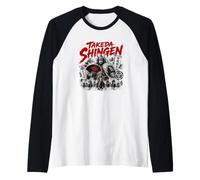 La Leggenda della Battaglia dei Samurai Takeda Shingen Maglia con Maniche Raglan