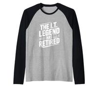 La Leggenda dell'IT Si è ritirata Maglia con Maniche Raglan