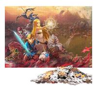 La leggenda di Zelda Puzzle in Legno 500 Pezzi Adulto Regalo Per Amore E Amico Decorazione Interna Unica Per Gioco Familiare Gioco Education Stress Relief 500pcs (52x38cm)