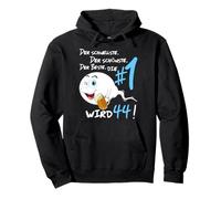 La Leggenda Diventa 44 Anni di Compleanno 44 Felpa con Cappuccio