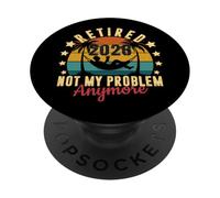 La leggenda si è ritirata 2026 Non è il mio problema più Vintage PopSockets PopGrip Adesivo