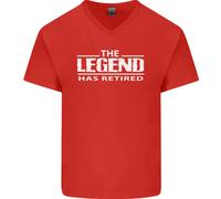 La Leggenda Si È Ritirata Maglietta Divertente Da Uomo A V In Cotone