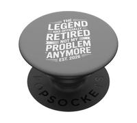 La leggenda si è ritirata ufficialmente non è più un mio problema PopSockets PopGrip Adesivo