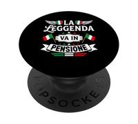 La Leggenda Va in Pensione 2026 PopSockets PopGrip Adesivo
