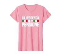 La Leggenda Va in Pensione Pensionato Maglietta, Donna, Rosa, M