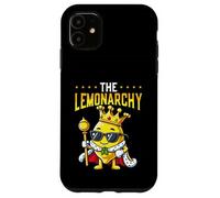 La lemonarchia divertente limone re corona gioco di parole Custodia per iPhone 11