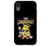 La lemonarchia divertente limone re corona gioco di parole Custodia per iPhone XR