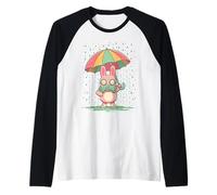 La Lepre sotto la Pioggia velenosa - Distopia Maglia con Maniche Raglan